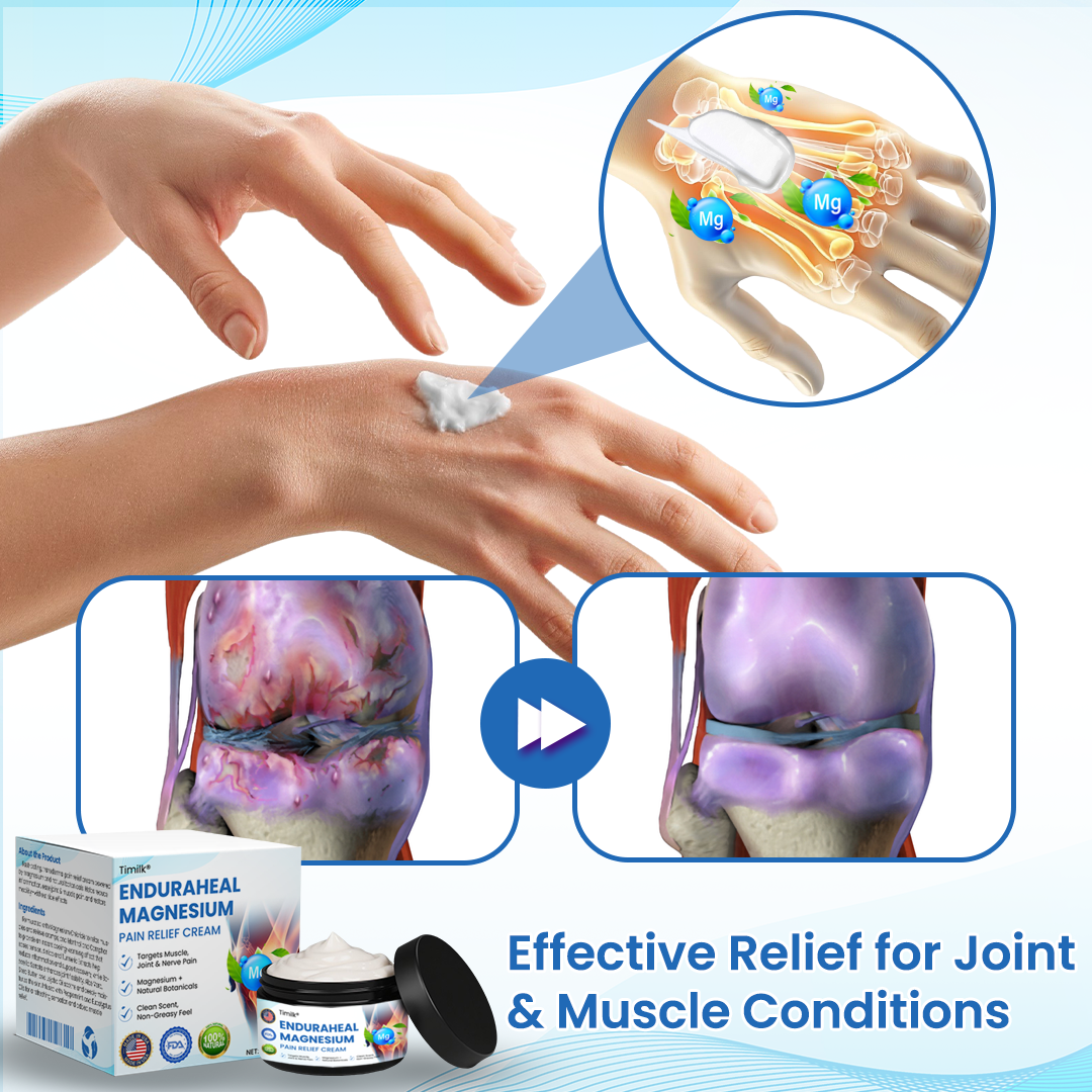 Crema analgésica de magnesio Timilk® EnduraHeal 🌟
