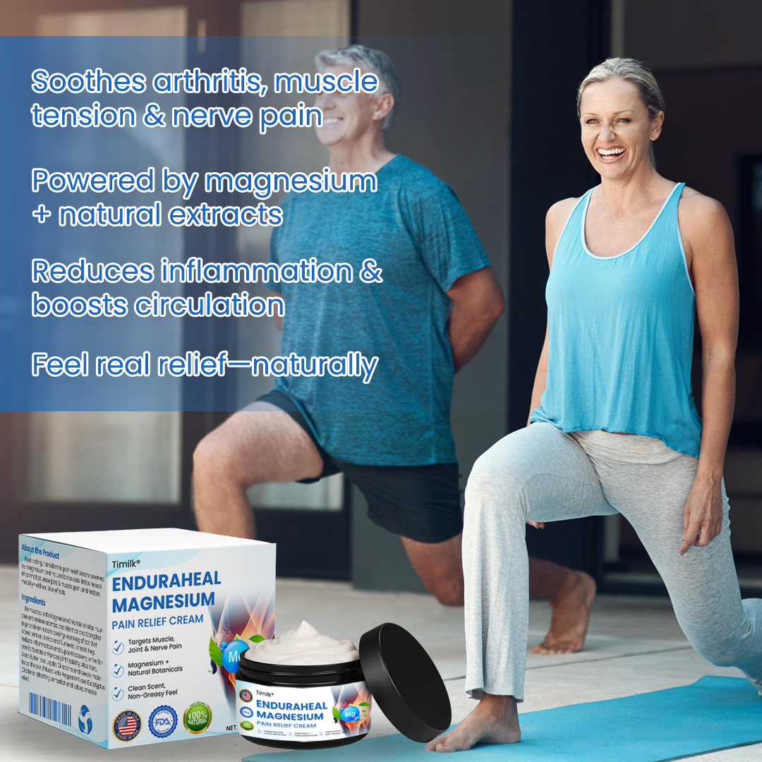Crema analgésica de magnesio Timilk® EnduraHeal 🌟