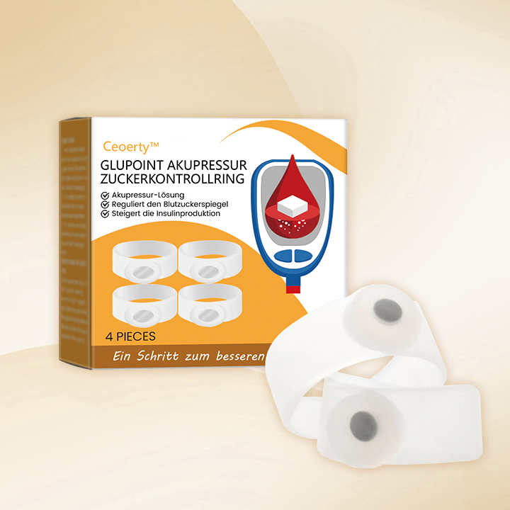 Ceoerty™ GluPoint Akupressur-Ring zur Zuckerkontrolle