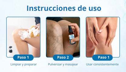 Timilk® VeinGuard Spray de Hierbas-✅ Clínicamente probado para eliminar las venas varicosas en solo 7 días.