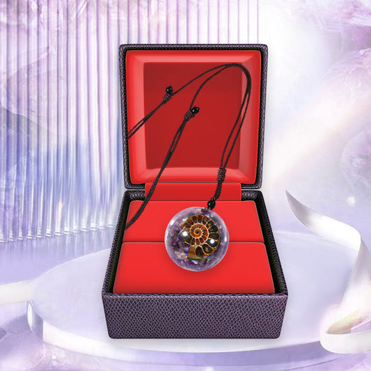 Ceoerty™ Amethyst Spirale Energie Magnetischer Anhänger