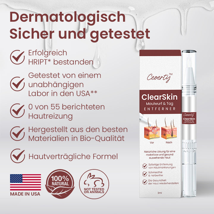 Ceoerty™ ClearSkin Maulwurf & Tag Entferner