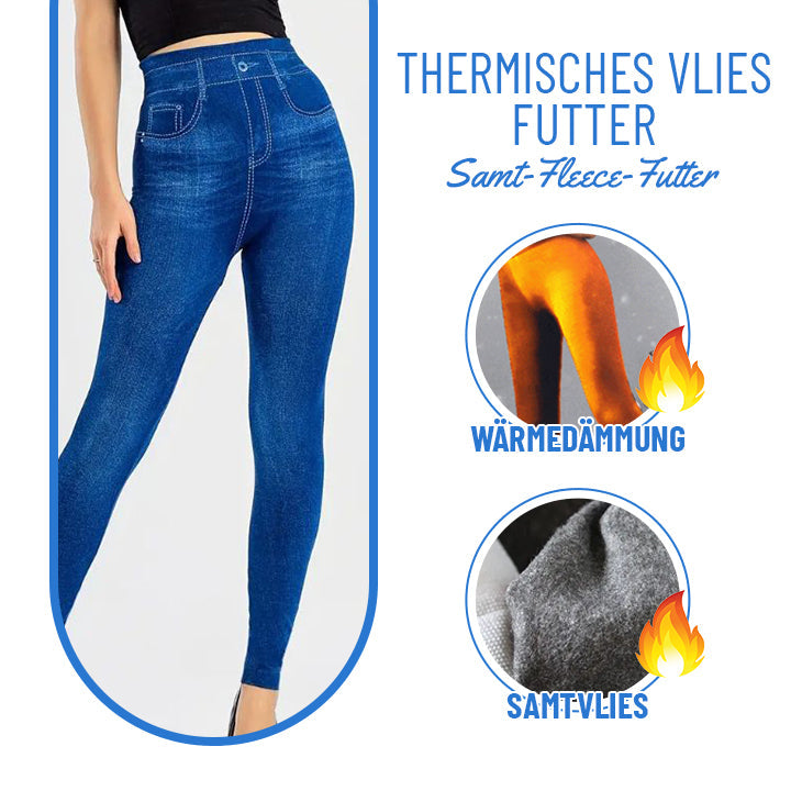 Ceoerty™ CozyChic Thermische Denim-Jeggings